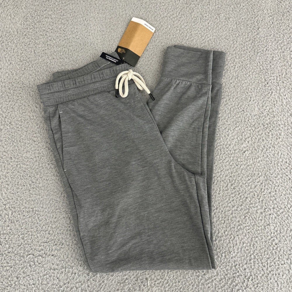 NWT The North Face Westbrae Knit Jogger Pants Gray Athleisure Women Medium x 27